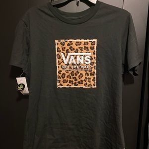 Vans Women’s Boxed Leopard Tee NWT